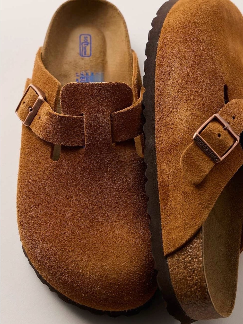 Birkenstock Boston Suede Clog - Mink size 39